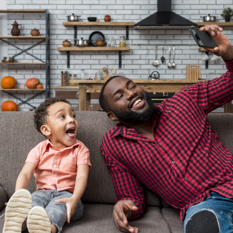 A man spending time indoors