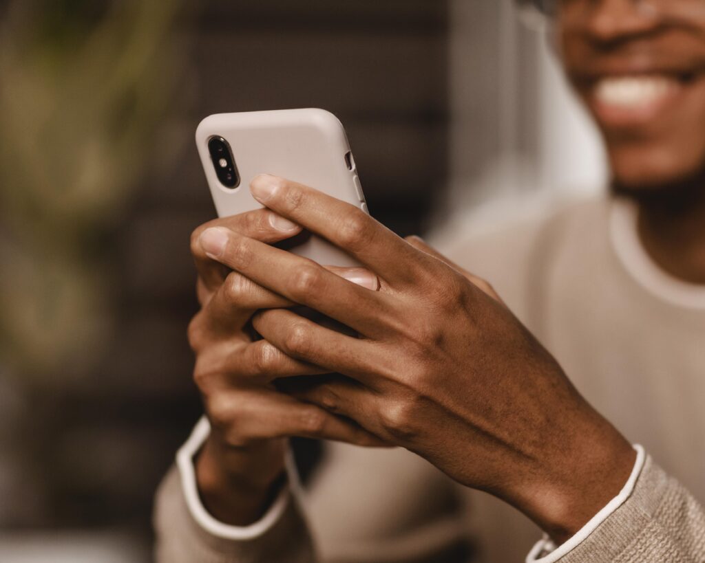 Man reading a text