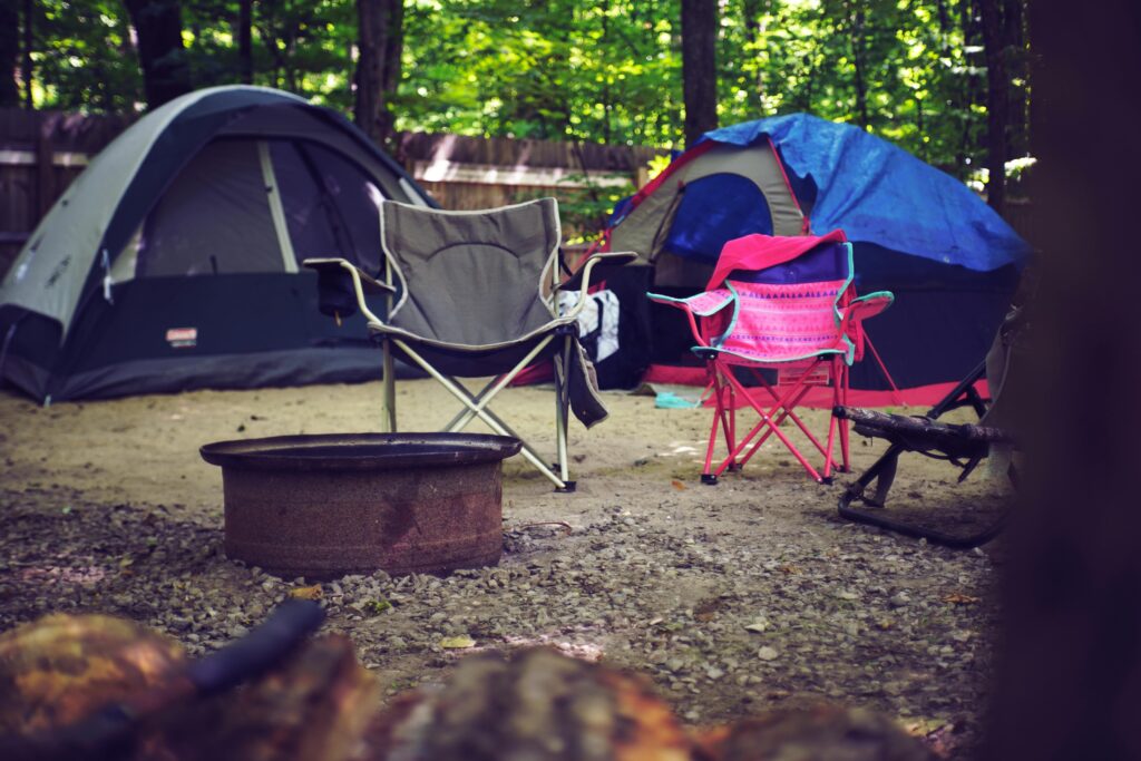 couples camping