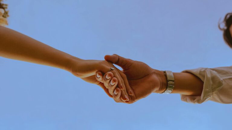 Couples holding hands