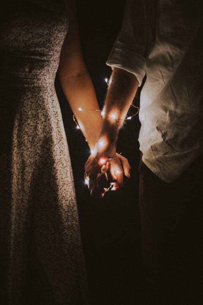 Couples holding hands
