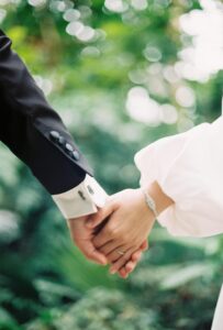 Couples holding hands