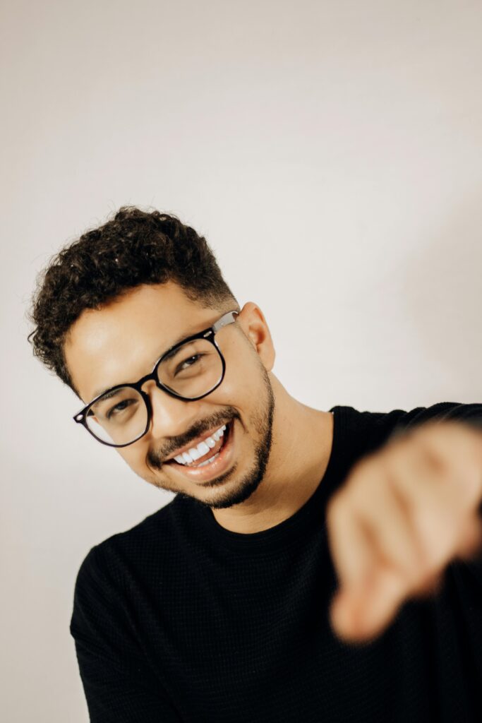 Happy man